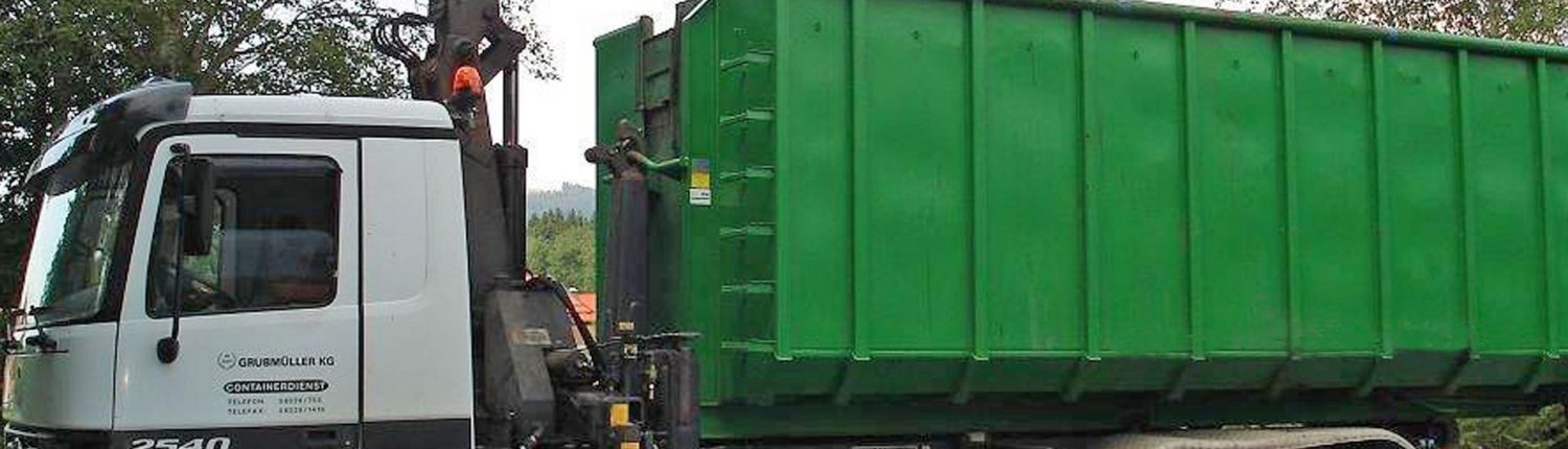 Containerdienst Entsorgung Fischbachau Grubmüller